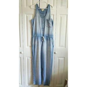 Anthropologie Cloth and Stone chambray jumper